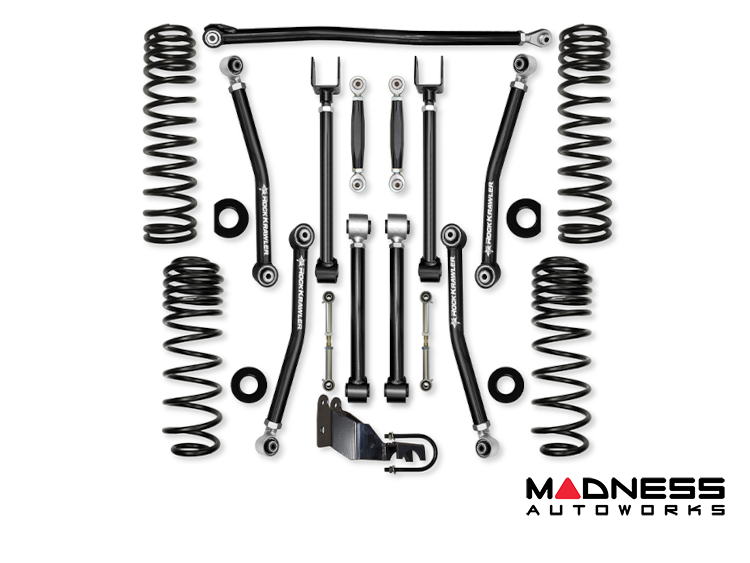 Jeep Wrangler JL Lift Kit - Rock Krawler - 4.5in Adventure X (No Limits) - `21-`25